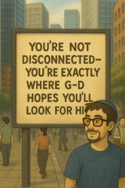 Feeling like you just don’t “get” G-d? 