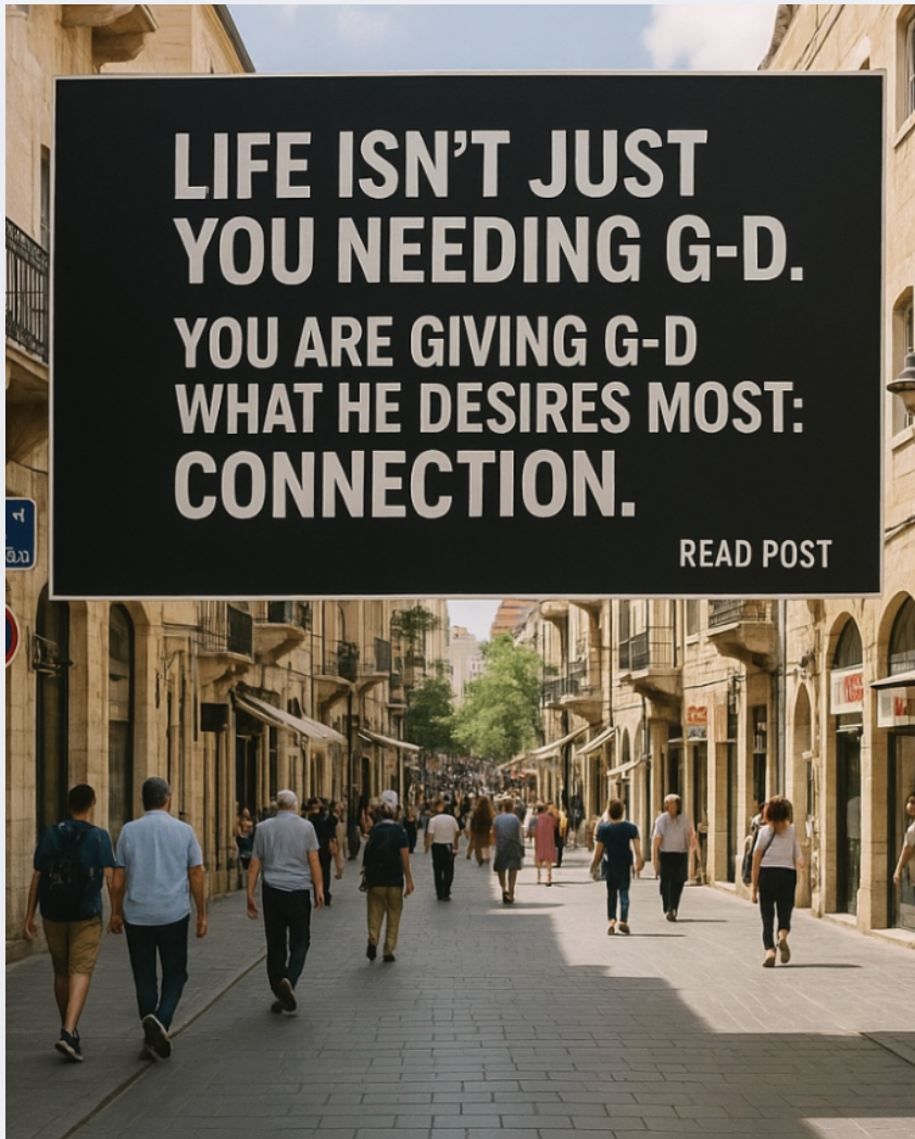 Sign about needing G-d