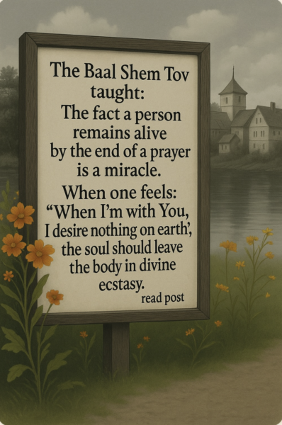 Prayer isn’t survival.