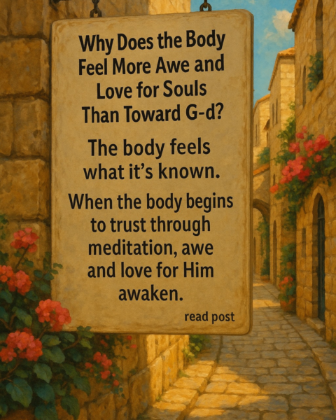 Even when a person believes in G-d