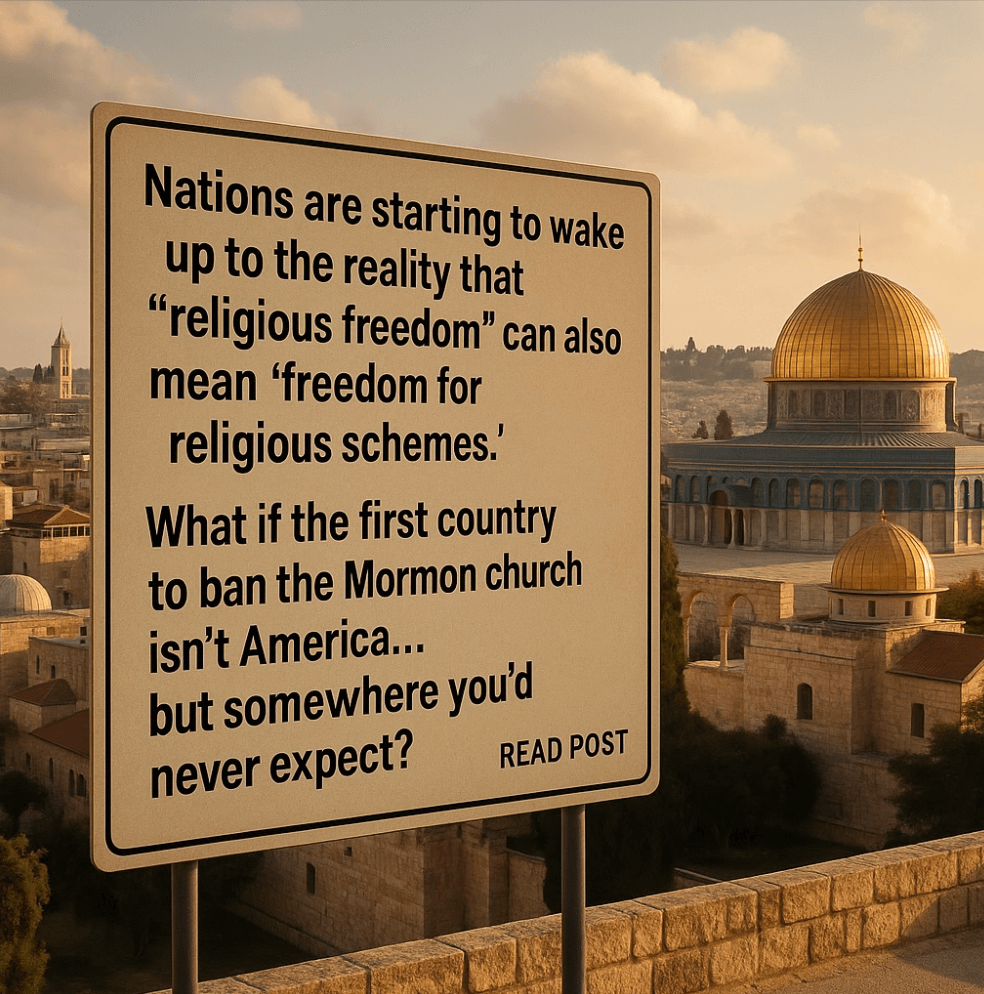Sign about religious freedom