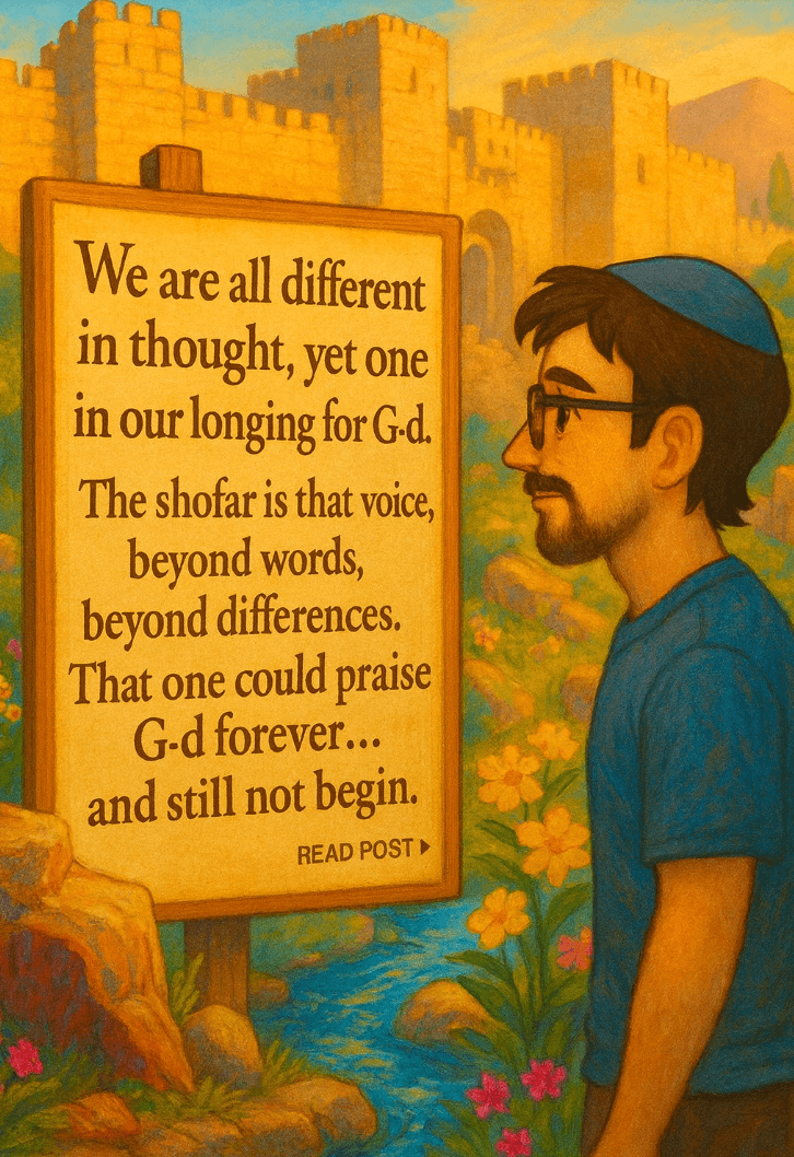 Sign about longing for G-d