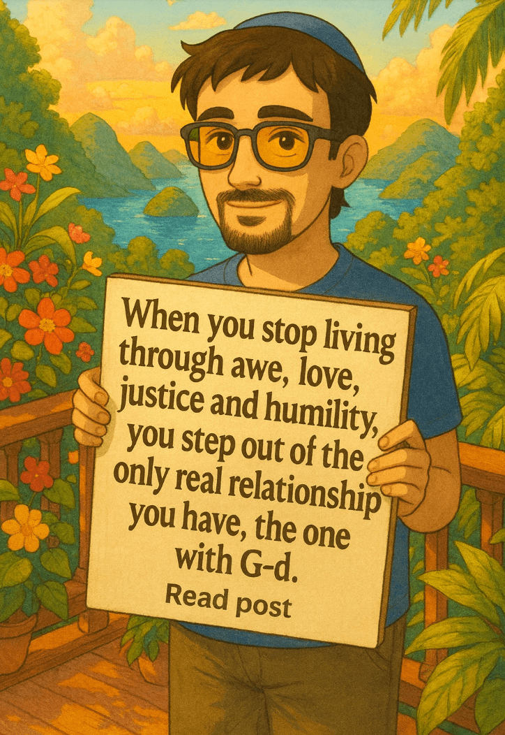 sign about your relationship with G-d