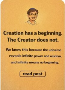 How can a finite human have a real relationship with an infinite Creator?