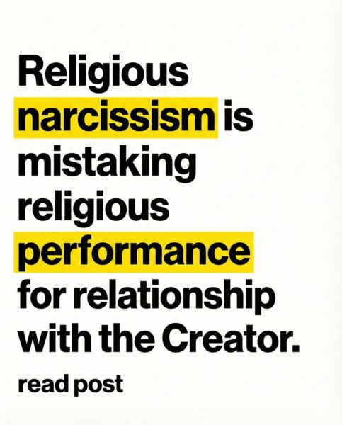 Religious narcissism