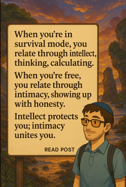 Survival mode makes you think.