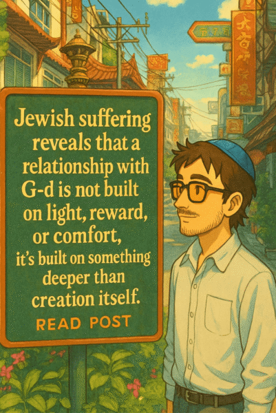 The Jewish people don’t just believe in G-d,
