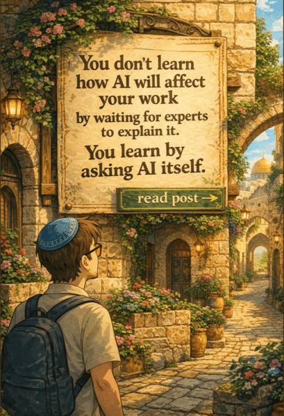 You learn how AI will affect your work