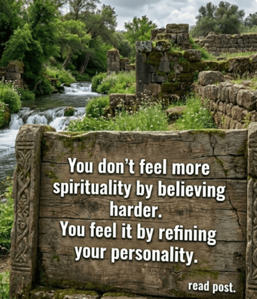 You only feel what your personality allows.