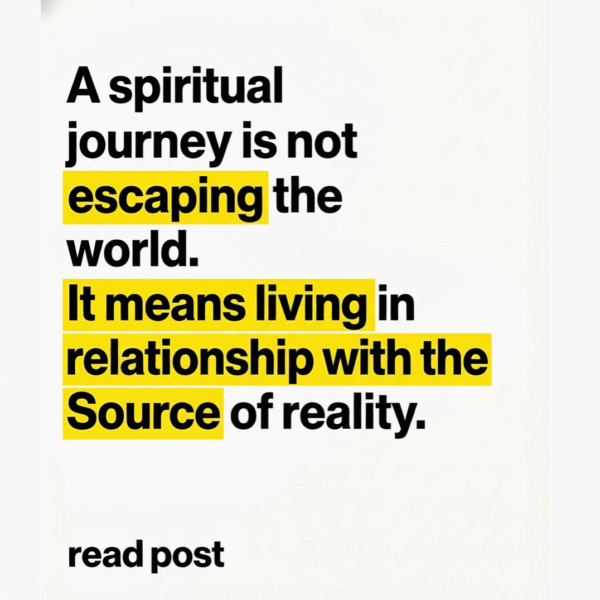 Spirituality Is Practicing Relationship.
