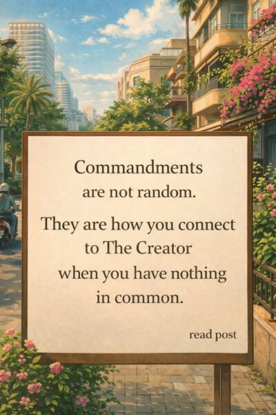 You don’t become one with The Creator
