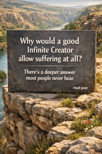 The Infinite Creator wants creation