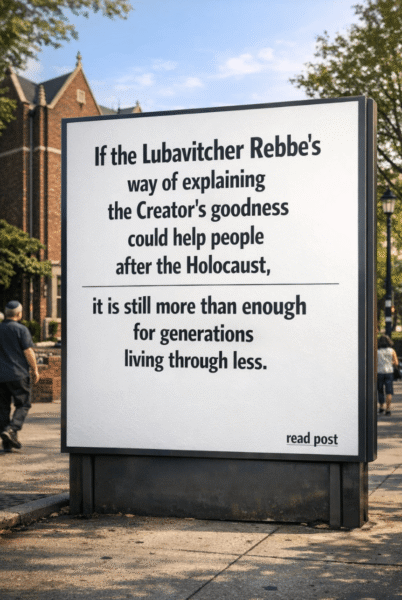 The Lubavitcher Rebbe can still be understood