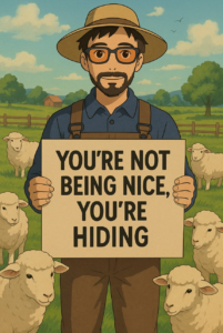 “Being ‘nice’ is quietly breaking you.”