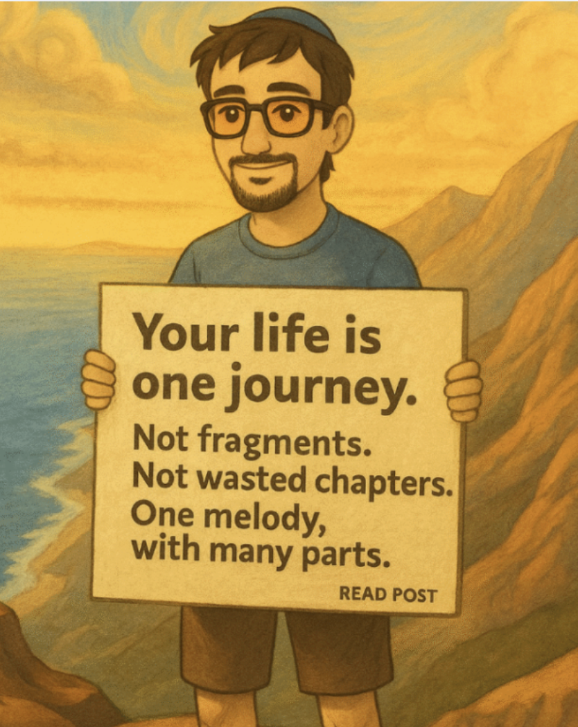 sign about how your life is one journey