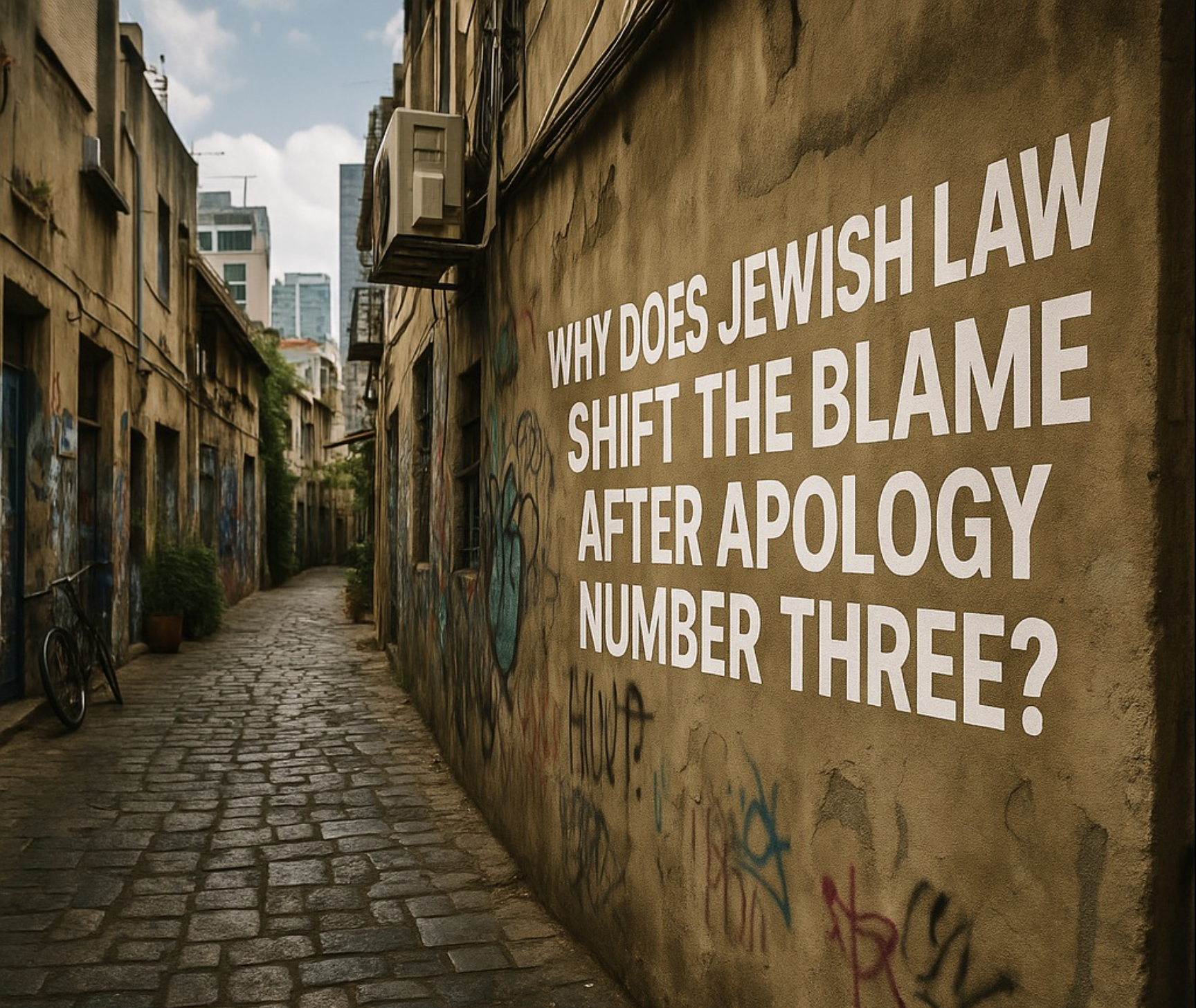 Spiritual writing on a wall.