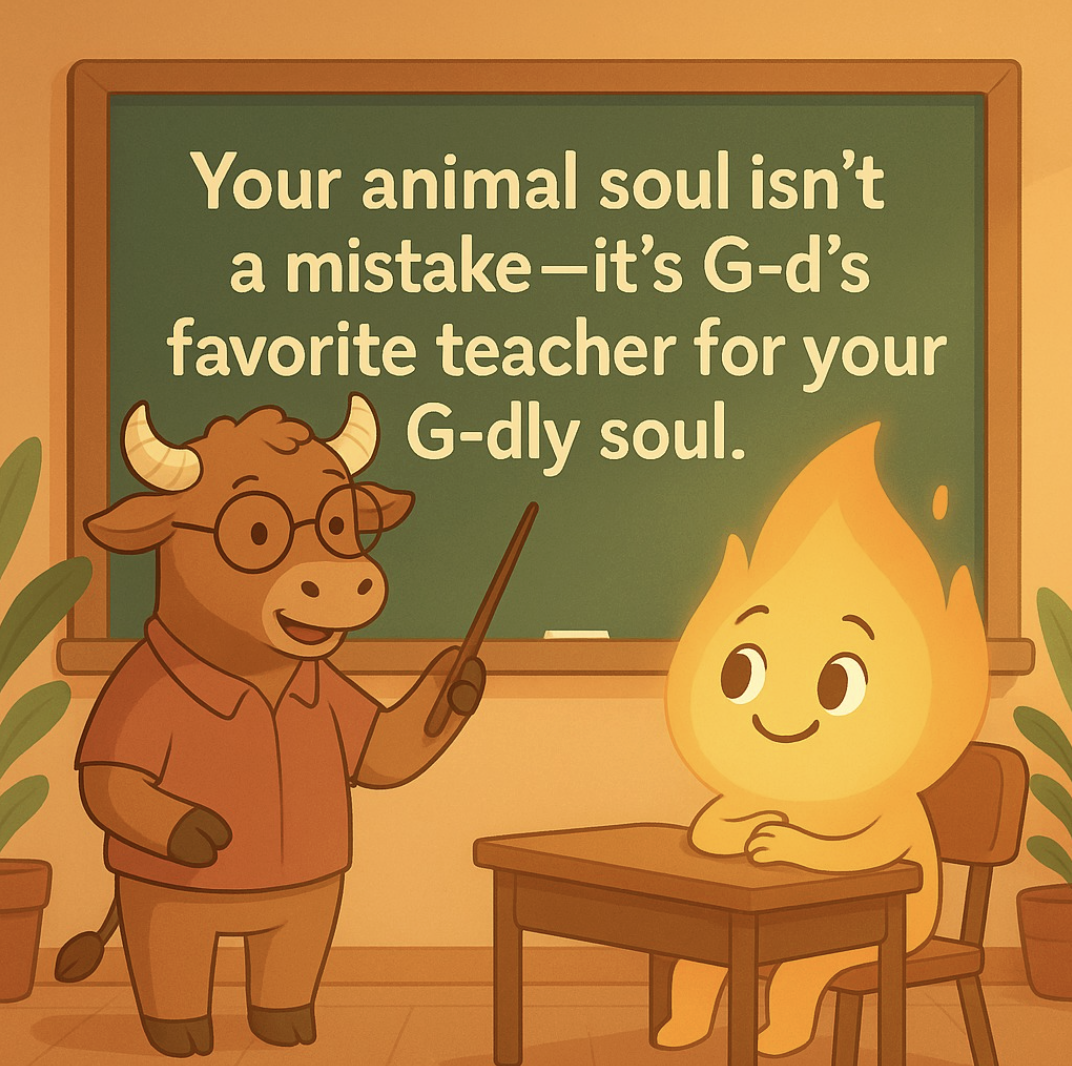 Sign about animal teaching fire