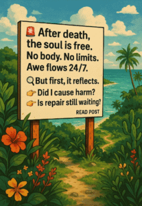 After death, the soul is free.