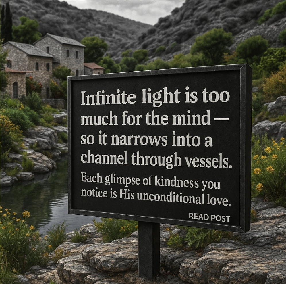 Why you only feel G-d’s love in glimpses.