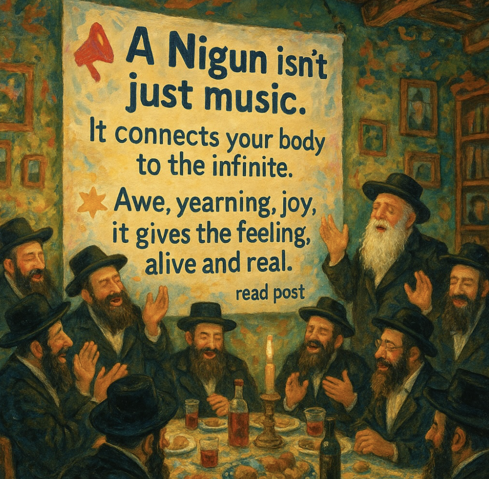 A Nigun isn’t just a song.