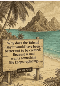 sign about why it would have been better not created.