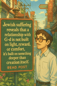 The Jewish people don’t just believe in G-d,