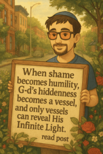 Shame becomes revelation,