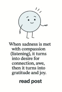 Sadness isn’t the opposite of awe.