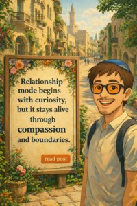 Survival mode makes a person analyze.