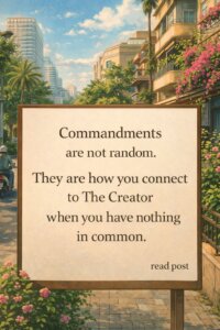 You don’t become one with The Creator