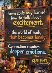 Some people arrive in the world of souls