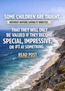 Some parents teach this without saying it:
