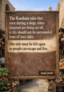 The Rambam rules