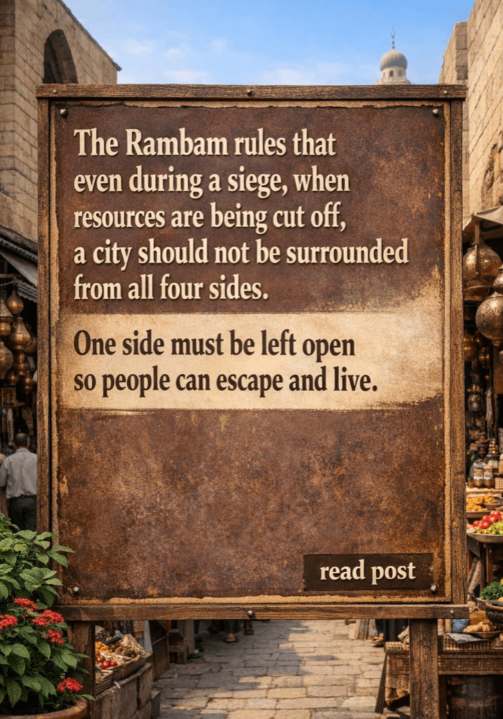 Sign about Rambam