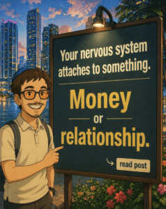 Nervous system always attaching something.