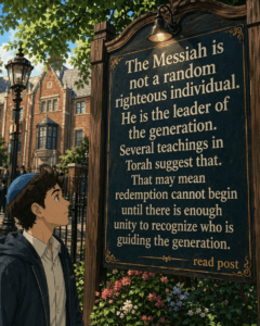 The Messiah is not described in the Talmud
