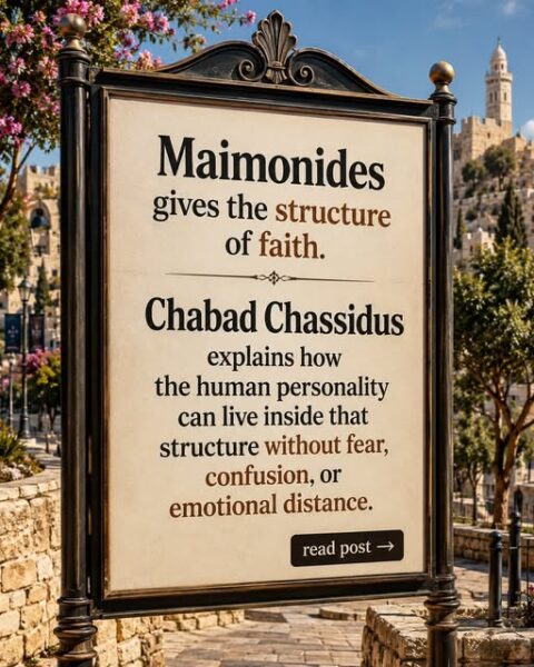 The 13 Principles of Faith are not only a list of beliefs