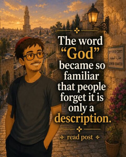 The word “God” is a descriptive name