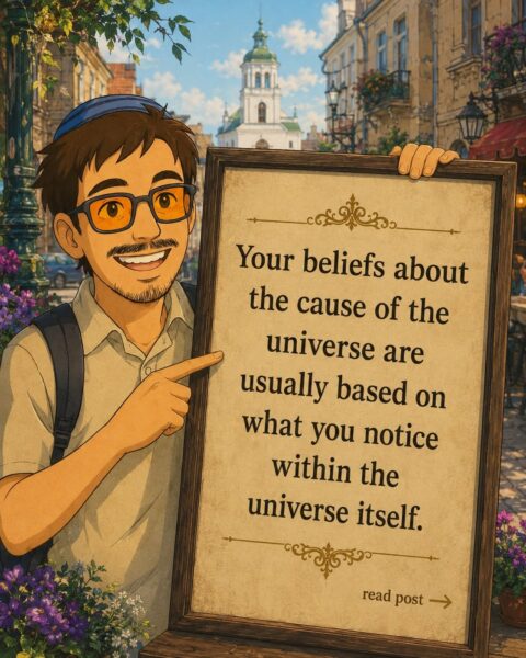 Many people think they have no beliefs about the cause of the universe
