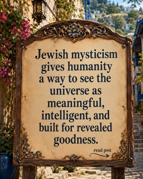 Jewish mysticism is relevant for all of humanity